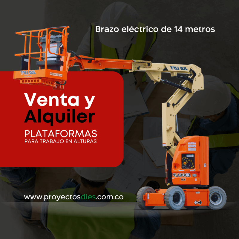 Brazo eléctrico de 14 metros