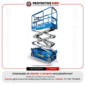 Tijera Elevadora 8 Metros Alquiler_y_venta_proyectos_dies